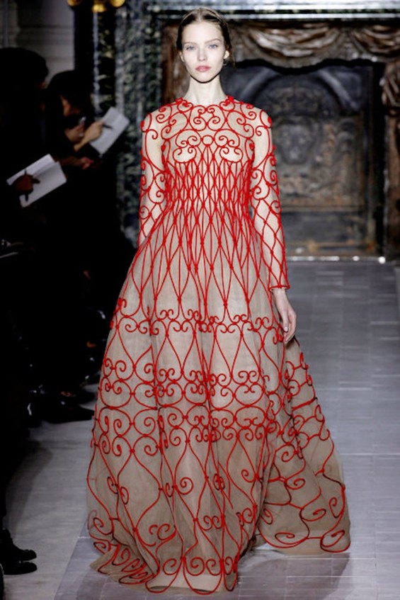 Valentino S/S 2013 Couture – A Wrought Iron Gate Opens into a Secret Garden