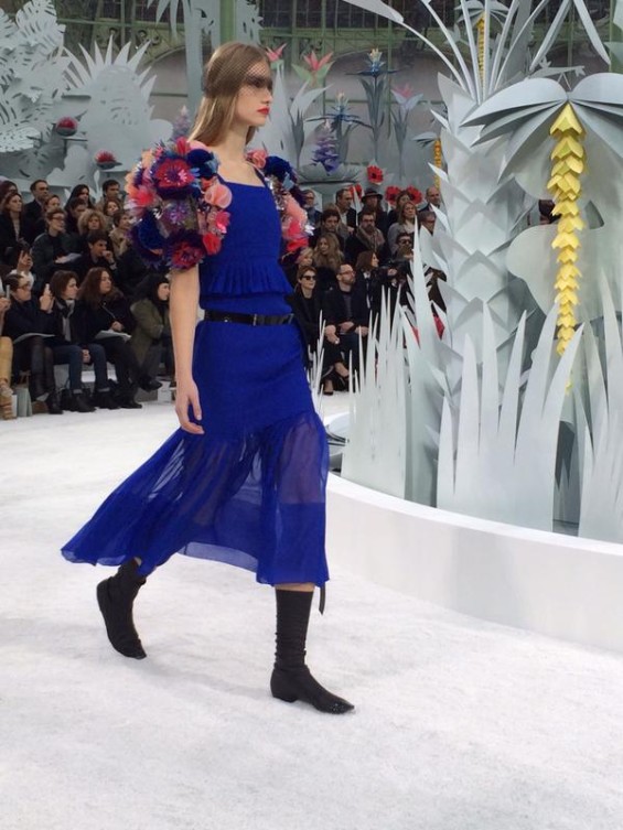 Chanel SS2015 Couture Blue